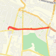 5k plaza tanarah Run route image
