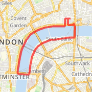 Westminster bridge to Blackfriars Bridge