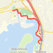 4.24 mile Run in San Diego on Jan 31, 2012 at 10:45 am