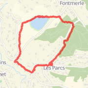 3.56 km Walk in Mougins on 1 f&eacute;vr. 2012 16:06
