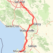 San Jose to Monterey