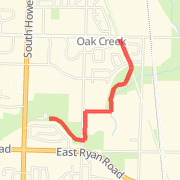 3 Miles - Oak Leaf Trail from E Buckwood