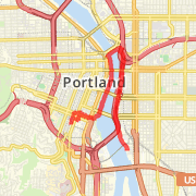 7.23 mile Run in Portland on Feb 3, 2012 at 11:27 am