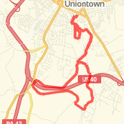 Fayette Striders Sunday Run from Uniontown HS