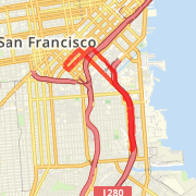 6.40 mi General Road Cycling in San Francisco on Feb 5, 2012 11:44 AM