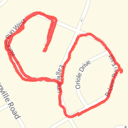 0.95 mi Run in Swedesboro on Feb 5, 2012 11:48 PM