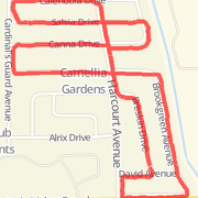 2.38 mi Run in Orlando on Feb 6, 2012 9:16 AM