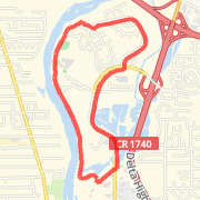 A run mapped on 02/08/2012