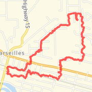 3.20 mi Walk in Marseilles on Feb 9, 2012 9:29 AM