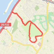 Longueuil regional park to highway 132