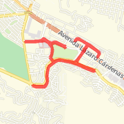 A run mapped on 02/11/2012 Run route image