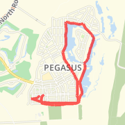 5.96 km Run in Pegasus on 12/02/2012 9:54