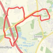 4.24 mi Run in Bielefeld on 12.02.2012 18:48