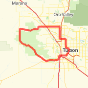 A ride mapped on 02/13/2012