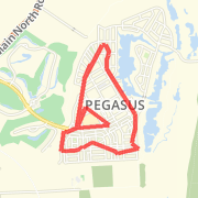 5.62 km Run in Pegasus on 14/02/2012 18:27