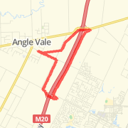 6.39 mi General Road Cycling in Angle Vale on 14/02/2012 5:21 PM