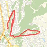 5.95 km Run in Bucaramanga on Feb 14, 2012 21:19