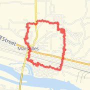 5.02 mi Walk in Marseilles on Feb 15, 2012 8:57 AM
