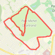 Longueuil regional park with small loop