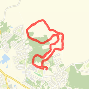 A 8,24 kilometer Run on feb 17, 2012 at 05:34 em