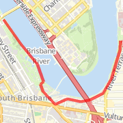 Kangaroo Point to Victoria Strett Bridge