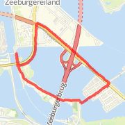 4.94 km Walk in Zeeburg on 20 feb. 2012 13:17