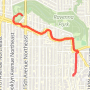 H&back to Water fountain in Cowen via Ravenna Blvd