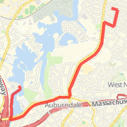 A run mapped on 12/04/2011