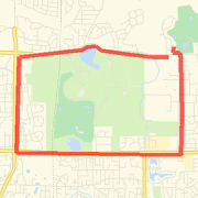 8 mile run