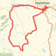 Te Pahu route - 70km