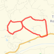 A ride mapped on 02/21/2012