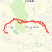 3.84 mile Run in South Park on Feb 22, 2012 at 05:18 pm