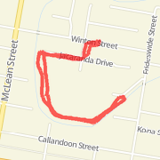 1.30 mi General Road Cycling in Goondiwindi on Feb 23, 2012 6:23 PM