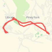 4.32 mile Run in South Park on Feb 24, 2012 at 11:46 am