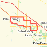 Tour de Palm Springs 2012 25 mile route