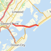 Longport Bridge Run route image