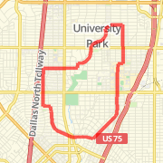 Airline/SMU/Abbot/Armstrong/Track loop (7.5mi)