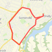 whitford road Run route image