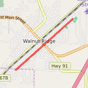 3.10 mi Run in Walnut Ridge on Feb 27, 2012 5:19 PM