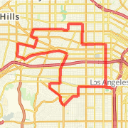 2009 Acure Bike Tour - Route