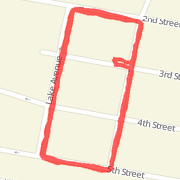 2.32 mi Walk in Abbeville on Mar 1, 2012 5:42 AM