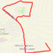 2.33 mi Run in West Lawn on Mar 1, 2012 7:13 PM