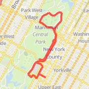 A Random Run mostly on the east side of Central Park