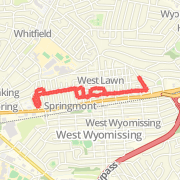 2.93 mi Run in Reading on Mar 2, 2012 6:47 PM