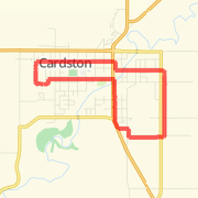 5.82 mile Run in Cardston on Mar 3, 2012 at 07:40 am