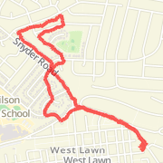 2.81 mi Walk in Reading on Mar 3, 2012 4:31 PM