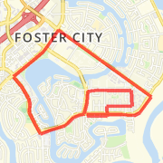 5.25 Mile Foster City Route