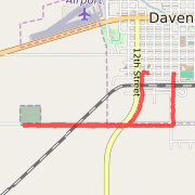 2.81 mi Run in Davenport on Mar 5, 2012 9:37 AM