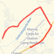 7.03 mi Run in Oceanside on Mar 5, 2012 10:59