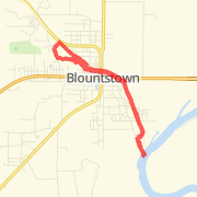 7.25 mi Run in Blountstown on Mar 5, 2012 4:34 PM